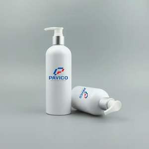 Envases de Plástico PET de 300 ml para Cuidado Cosmético Pavico, Botellas Cilíndricas para Champú y Loción con Logotipo Personalizable, Bomba de 24 mm, Calidad PC - Product Image 5