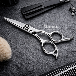 Tijeras de Peluquería Profesionales de 6.5 Pulgadas, Acero Inoxidable, para Salón y Barbería, con Empuñadura Desplazada, Tijeras de Precisión para Diestros - Product Image 6