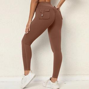 Leggings pour femmes à taille haute, best-seller, vêtements de yoga, tenue d'exercice, coupe ajustée, tissu extensible et compressif - Product Image 3