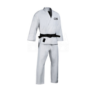 Vêtements de sport d'entraînement de karaté unisexe avec logo personnalisé de haute qualité Uniforme d'art martial adulte confortable Matériau en polyester durable - Product Image 2