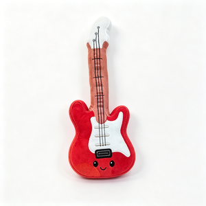 Peluche de guitarra eléctrica personalizado, peluche de guitarra, peluche de instrumento, peluche de guitarra roja, lindo peluche de guitarra - Product Image 4