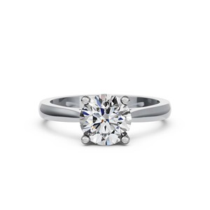 Anillo de Diamante Cultivado en Laboratorio de Calidad Premium, Claridad VS, Corte EF, 1.85ct, Redondo Brillante, Oro Blanco de 9K, Certificado IGI para Mujer - Product Image 4