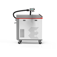 Nouvelle machine de nettoyage portable de qualité industrielle à diode CO2 à semi-conducteurs, fonction automatique pour métal, acrylique, verre, cuir