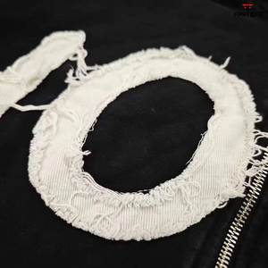 Top Trending Nuevo diseño Sudaderas con capucha desgastadas Uso de adultos Sudaderas con capucha bordadas desgastadas Sudaderas con capucha para hombres Hecho en Pakistán - Product Image 5