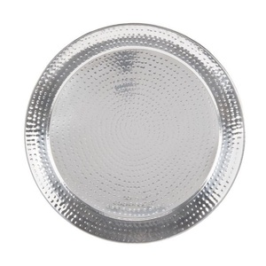 Plateau de service en acier inoxydable de qualité supérieure, plateau de designer fait à la main, vaisselle de table classique, plateau à chocolat neuf et élégant en gros - Product Image 3