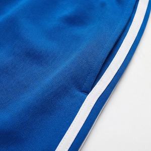 กางเกงออกกำลังกายผู้ชายไซส์ใหญ่ ทรงแบน สปอร์ต ฟิตเนส กางเกงวอร์ม มีเชือกผูก เอวยืด ผ้าถัก สำหรับออกกำลังกายในยิม วิ่งกลางแจ้ง ระบายอากาศได้ดี - Product Image 5