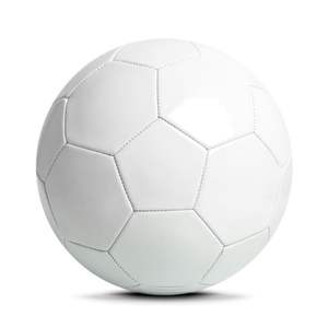 Ballon de football promotionnel imprimable tout blanc pour l'impression de logo personnalisé, les cadeaux d'événements, les clubs ou la formation scolaire - Product Image 1