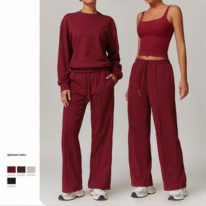 Vêtements de jogging pour femmes taille haute minceur survêtement manches longues pantalons de sport course Fitness ensembles de vêtements de sport pour les femmes - Product Image 6