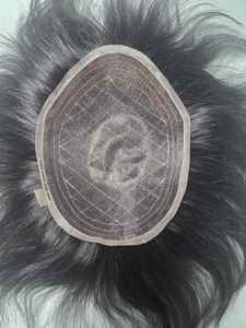 Prótesis Capilar de Cabello Natural Ondulado con Encaje Completo Soldado, Cabello Remy Indio, Toupee Taz Hair BD Bangladesh - Product Image 2