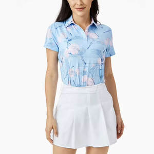 Uniforme de Golf para Mujer, Conjunto de Polo y Falda Transpirable de Secado Rápido para Entrenamiento Profesional y Torneos - Product Image 2