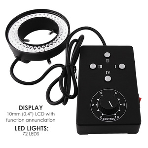 Anillo de Luz Profesional para Visión Artificial, Control Inteligente de 4 Zonas, 72 LED, 100,000 Horas de Vida Útil, Carcasa Metálica, Diseño Duradero - Product Image 2