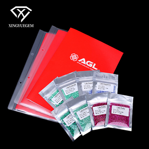 Pierres de laboratoire en gros certifiées AGL : Rubis, Saphirs et Émeraudes de Zambie et de Colombie, petites pierres précieuses rondes colorées en vrac - Product Image 4
