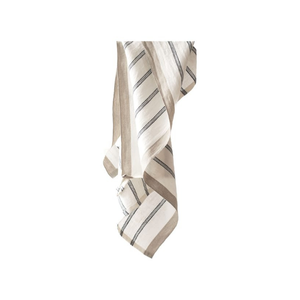 Checked Blue Hanging Loop Drift Organic Cotton OEKO TEX Certified Golf Stripe Rapid Dry Soft Touch Sustainable Kitchen Towels - Product Image 4