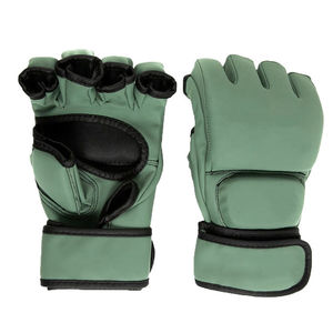 2025 nouveaux gants de combat MMA en cuir PU tendance équipement de combat confortable pour hommes et femmes - Product Image 1