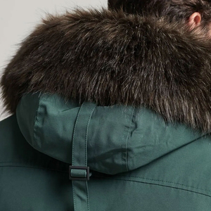 Chaqueta Parka de Invierno Personalizada para Hombre, la Mejor Calidad, Nuevo Estilo de Moda con Cuello Alto, Talla Grande, Tela de Lona - Product Image 5