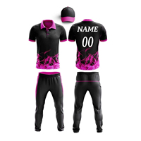 Precio al por mayor fabricado sublimación Cricket uniforme personalizado Cricket uniforme Camiseta y pantalón personalizado Cricket