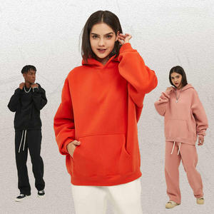 Conjunto de sudadera y Jogger de alta calidad de lujo, venta al por mayor, de color liso Sudadera con capucha, pantalones de chándal y Sudadera con capucha unisex, Conjunto de sudadera de invierno - Product Image 4