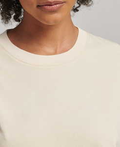 Nouveau élégant top vente personnalisé plaine 100% coton T-Shirt à manches courtes pour les femmes col rond grande taille surdimensionné femmes T-Shirts - Product Image 5