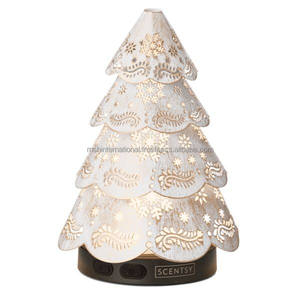 Vela de adorno navideño Decoración del hogar Adornos de candelabro Candelabros de árbol de Navidad de pino de Metal Dorado europeo - Product Image 4