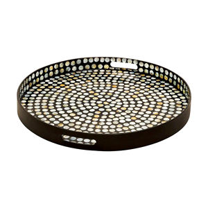 Round Wooden <b>Tray</b> With Handles Natural Wood Good Quality Food Serving Wood <b>Tray</b> Restaurant Home <b>Office</b> Bar Hotel Used <b>Tray</b> - Product Image 5