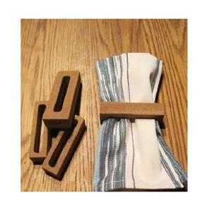 Lot de 4 anneaux de mouchoirs en aluminium taille personnalisée forme ronde anneaux de mouchoir de serviette pour la maison hôtel événements utilisation - Product Image 4