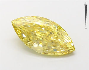 1,51 CT VVS VS Fancy Lab Creado Diamante Fancy Color amarillo HPHT CVD Diamante cultivado en laboratorio suelto para joyería - Product Image 1