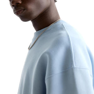 Haute Qualité 500gsm Lourd Pull À Capuche Français Terry Hoodies Drop Épaule Cordes Lourd Surdimensionné Hommes Hoodies - Product Image 1