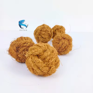 Coconut Fiber Coir Ball Pet <b>Toys</b> Automatic Indoor Interactive Activity Training Bite Chewing Design - Product Image 1