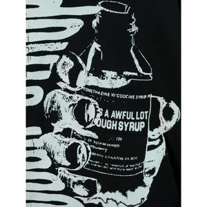Sudadera con Capucha de Alta Calidad, 450g, con Estampado de Calavera y la Frase 'That's a Awful Lot of Cough Syrup', Estilo Casual y Urbano para Hombre - Product Image 6
