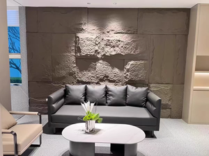 Panel de piedra de poliuretano de <span class=keywords><strong>imitación</strong></span> de piedra de <span class=keywords><strong>pizarra</strong></span> Cultural 3D, placa grande ligera, decoración de pared de Villa - Product Image 3