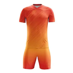 Equipo Deportivo Ligero transpirable para jóvenes durante todo el año, uniforme de fútbol, colores resistentes a la decoloración, uniforme de fútbol de larga duración para hombres