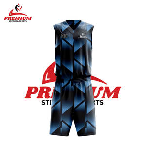 Conjunto de Jersey transpirable de poliéster de secado rápido personalizado al por mayor con diseño de pantalones cortos para uniformes de baloncesto de rendimiento - Product Image 4