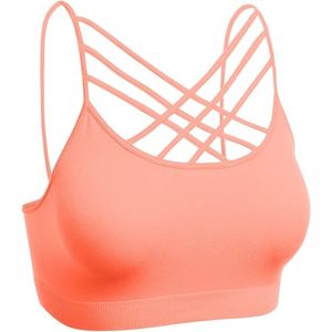 Nouvelle arrivée Soutien-gorge de sport pour femmes sur mesure Vêtements d'entraînement respirants avec motif solide et logo avant Bas quantité minimale de commande meilleur prix - Product Image 4