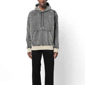 เสื้อฮู้ดผู้ชายแบบมีกรดสำหรับฤดูหนาวเสื้อผ้าแนวสตรีทแบบพรีเมี่ยมแห้งเร็วน้ำหนักเบา - Product Image 2