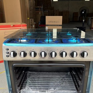 Horno Multifuncional de Acero Inoxidable Todo en Uno, 6 Quemadores de Gas, 120L, con Convección, Eléctrico, Independiente, para Hogar y Restaurante - Product Image 4