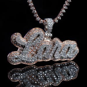 Collier pendentif en diamant de créateur fait à la main pour femmes élégantes bijoux de mariage vêtements de fête en gros et style tendance de tous les jours - Product Image 2