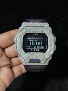 นาฬิกาเพชรแท้ทรงกลมเจียระไนแบบบริลเลียนท์ ตัวเรือนเงิน สำหรับงานปาร์ตี้ งานแต่งงาน และโอกาสพิเศษ ใส่ได้ทั้งชายและหญิง - Product Image 1