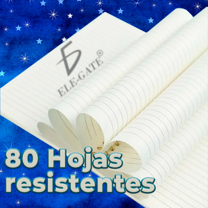 Cuaderno Rayado de 80 Páginas, Estilo Espacial y Metálico, con Espiral y Cubierta de Papel Resistente - Product Image 2