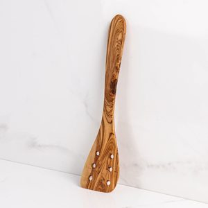 Espátula de cocina de madera de olivo hecha a mano de primera calidad - Product Image 1
