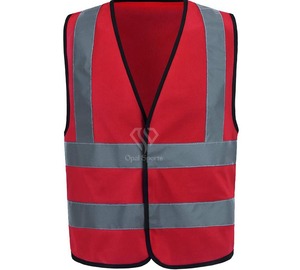 Gilet bleu haute visibilité pour travaux de construction d'urgence en extérieur, vêtements de sécurité réfléchissants, visibilité nocturne, éclairage routier, respirant - Product Image 1