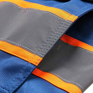 Chaleco de Seguridad Reflectante de Alta Visibilidad, 100% Poliéster, Secado Rápido, Transpirable, para Hombre, Ropa de Trabajo de Alta Calidad - Product Image 5