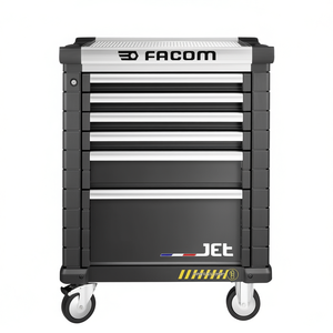 ตู้เก็บเครื่องมือแบบมีล้อเลื่อน 6 ลิ้นชัก ยี่ห้อ Facom พร้อมตู้เก็บเครื่องมือ 3 โมดูลเพื่อความปลอดภัย - Product Image 2