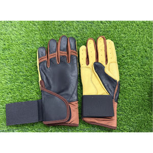 Vente flash Gants de baseball de qualité supérieure Taille standard Fabriqués en usine Meilleur prix Sécurité Antidérapant Élastique Gants de frappe de baseball - Product Image 4