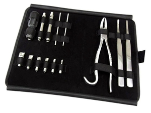 Kit d'extraction dentaire équine de 14 pièces, extracteur de dents de loup Burgess, grand ensemble d'instruments d'extraction dentaire vétérinaire en acier inoxydable pour chevaux - Product Image 5