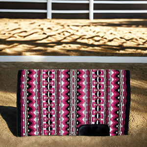 Western Horse Performance Training and Everyday Riding Saddle Blanket Tissu en laine avec doublure en polycoton pour l'entraînement et l'équitation - Product Image 2