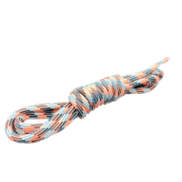 Cordon tressé rond torsadé à 3 brins en polyester 100 % écologique haute ténacité de 5 mm pour vêtements, textiles de maison, sacs et chaussures