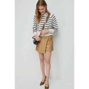 เสื้อสเวตเตอร์ถักมีฮู้ดลายทาง - Product Image 4