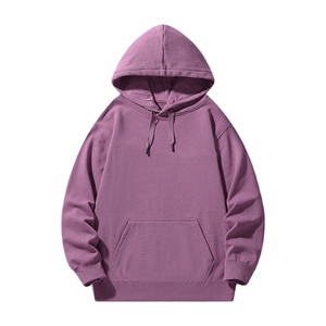 Sweat à capuche surdimensionné pour homme personnalisé, de haute qualité, 100% coton, tricot uni, polaire, épaules tombantes - Product Image 1