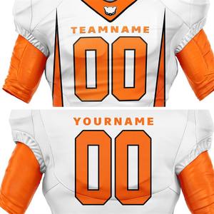 ชุดเครื่องแบบนักฟุตบอลอเมริกันแบบสั่งทำ,ชุดเจอร์ซีย์กางเกงฟุตบอลแบบระเหิด - Product Image 4