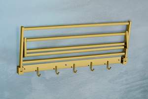 Porte-serviettes mural en acier inoxydable de 24 pouces porte-serviettes de salle de bain durable, antirouille, élégant et moderne - Product Image 2